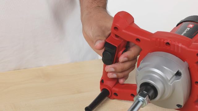 Bild 6 - Einhell Farb-Mörtelrührer TC-MX 1200 E (1.200 W,680min-1,Drehzahl-Elektronik,ergonomischeHandgriffe,M14-Gewinde,inkl.RührerfürMörtelØ100mm)