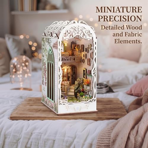 SYHHSEEG Greenhouse Flower House Book Nook Kit thumbnail 2