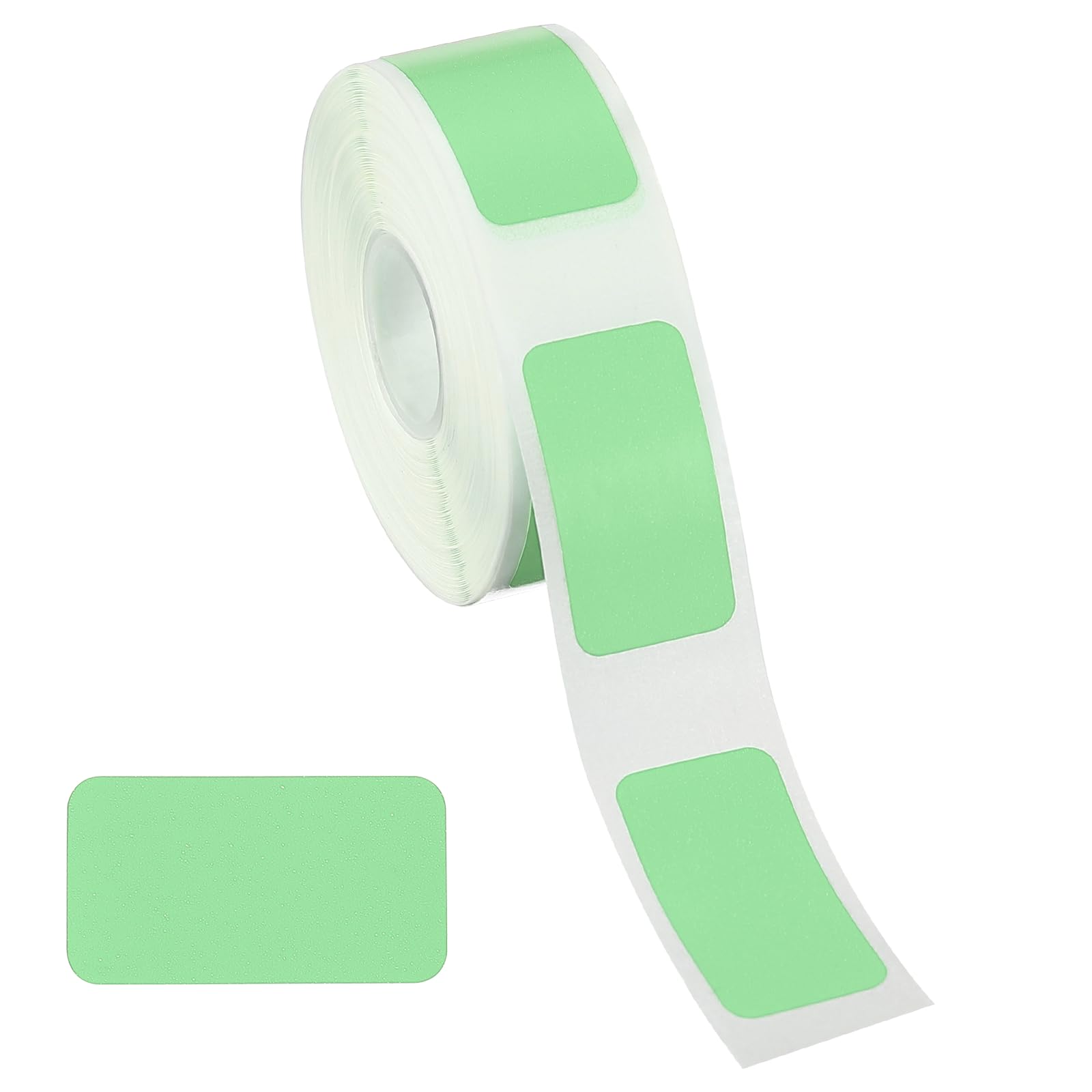 PATIKIL Thermal Label Stickers, 12x22mm Thermal Label Self Adhesive Print Paper Refill 300 Tape/Roll for Name Tag Barcode Address, Green
