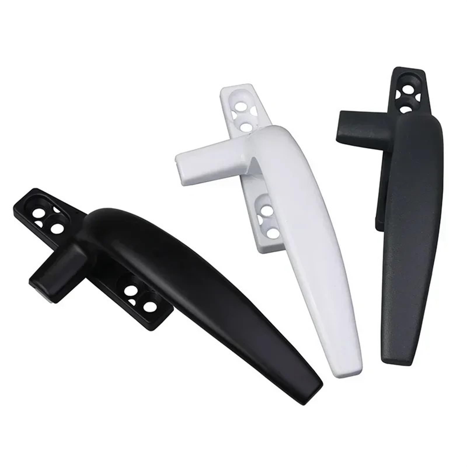 MRKU Poignée de fenêtre 1 pièce en Alliage d'aluminium, Type 50, pour Porte et Ouverture, Boucle de Verrouillage en Forme de 7, Accessoires de quincaillerie pour Verre