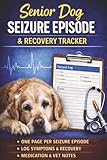 Senior Dog Seizure Episode & Recovery Tracker: One Page Per Seizure Episode to Log Symptoms, Recovery, Medication, Triggers, and Vet Notes