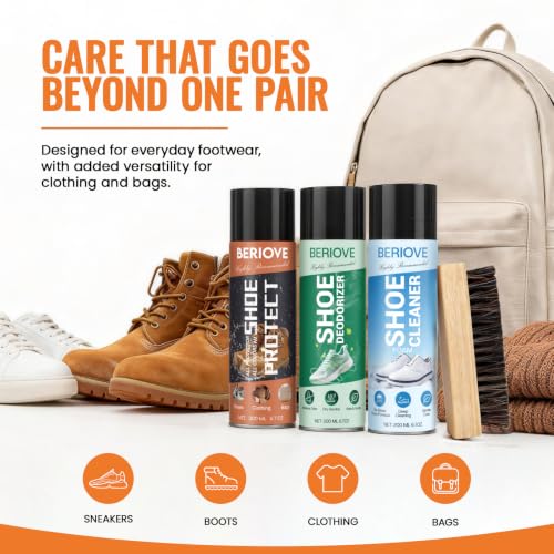 Image of Protect Shoe Protector Spray - 6.7 OZ Waterproofing Spray | Rain & Stain Waterproof Nano Protection for Leather, Suede, Sneaker