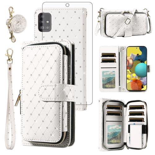 Coque Samsung Galaxy A51 5G Asuwish design épuré blanc protection élégante
