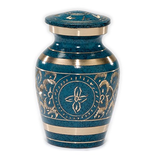 Beautiful Life Urns Azure Cremation Urn (Keepsake/Mini-Not Full Size)