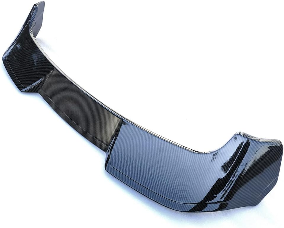Rear Side Spoiler Wing Cover Compatible with Honda CRV 2024 2023 Tail Trunk Lip Wing Flap Exterior Car Accessories ABS 1PCS(Carbon Fiber Style)