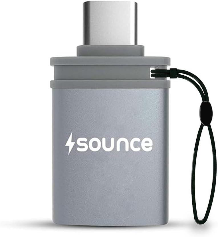 Mivi OAC2A TypeC to USB A Female OTG Adapter (Grey) Amazon.in