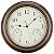 Rsobl 12 Inch Indoor Outdoor Wall Clock Waterproof with Temperature and Humidity Combo,Battery Operated Non Ticking Silent Clock Wall Decorative