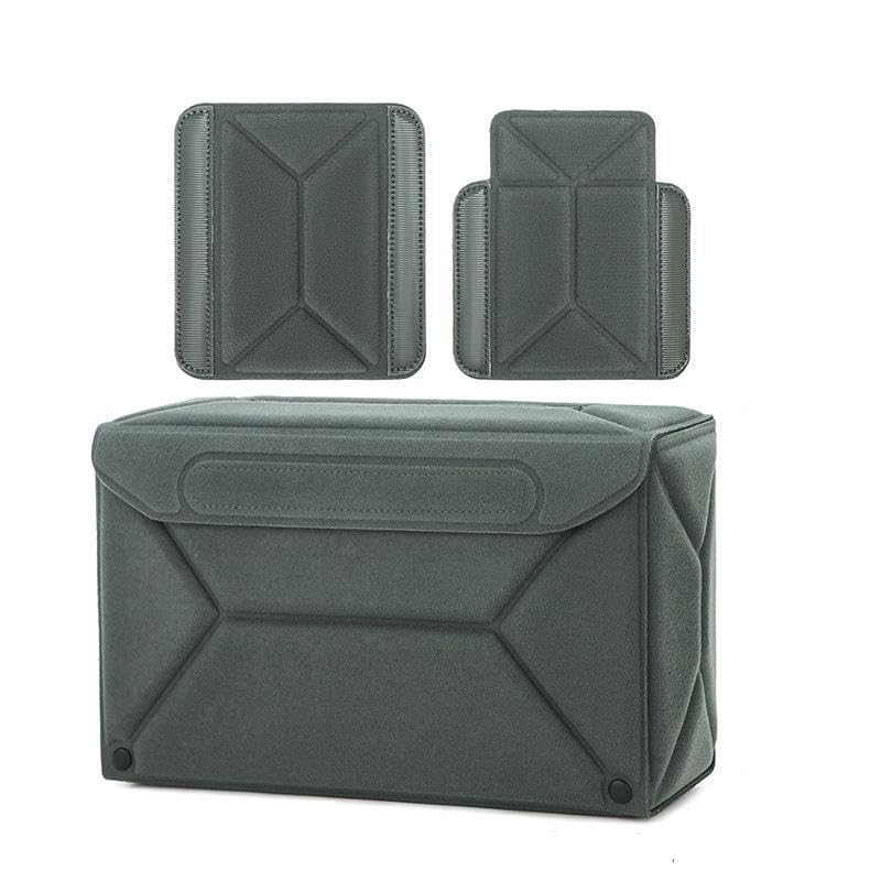 Modular Camera Insert Bag | Eco-Friendly Protective Case for DSLR & Mirrorless Cameras | Shockproof Divider Organizer for Lenses, Accessories & Travel Gear (Gray, Large)-image-12
