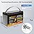 MFUZOP 12V 100Ah Group 31 LiFePO4 Battery, Built-in 100A BMS, Max. 15000 Deep Cycles, Rechargeable Lithium Battery for RV, Solar System, Marine, Trailer, Home Energy Storage