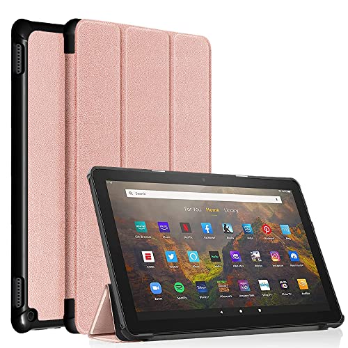 Funda para LG FH 10 (13 Gen 2023-2024) Funda Universal para Tablet de 10.1 Pulgadas - Carcasa Resistente a Golpes con Auto Despertar/Sleep(Oro)