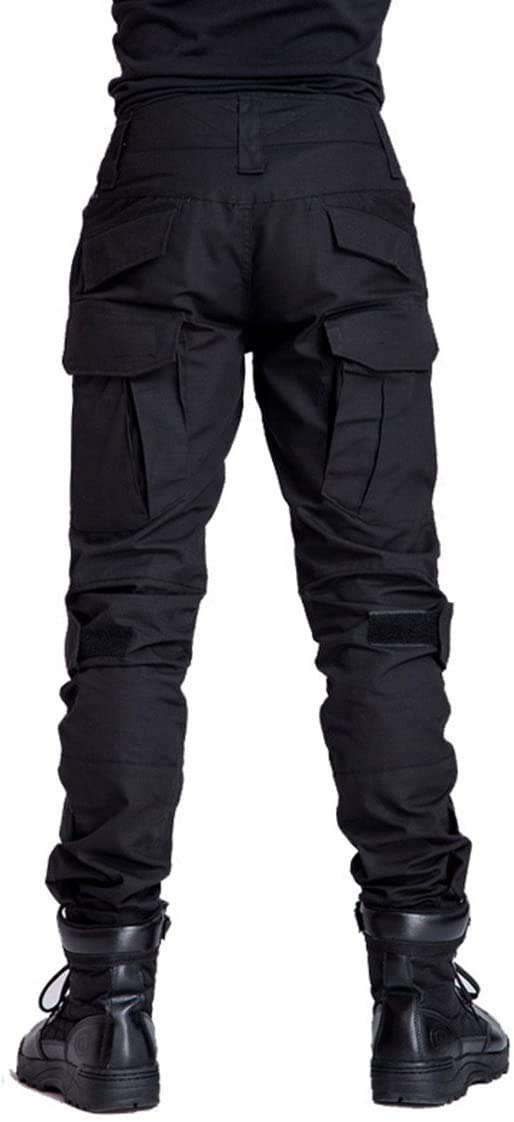 FENG Pantalones militares tácticos de camuflaje para hombre, pantalones de aventura, al aire libre, transpirables, impermeables, pantalones de caza