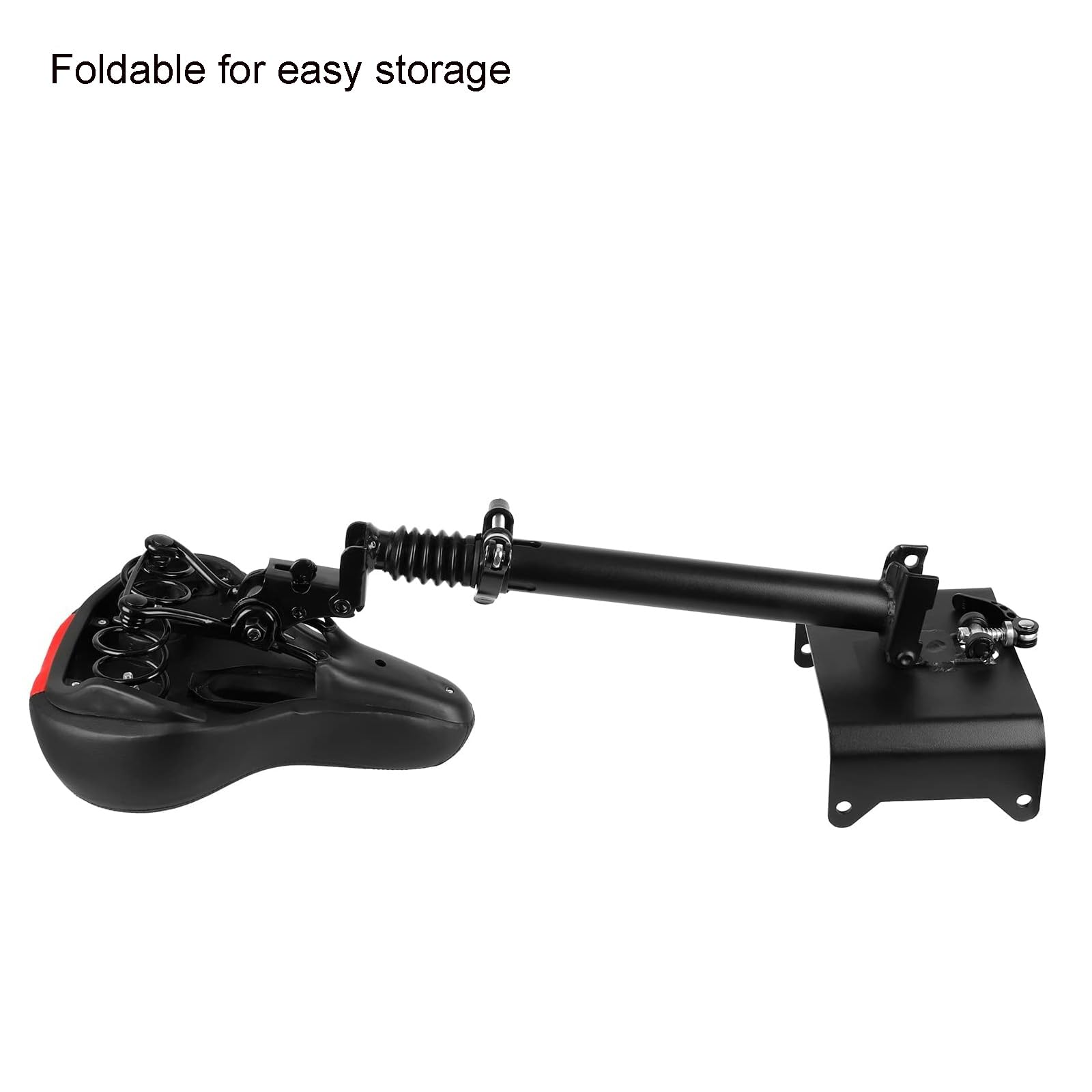 Générique Siege Trotinette Electrique, Selle Trottinette Réglable en Hauteur, Selle Trottinette électrique Pliable Antichoc, pour Un Confort De Conduite Amélioré