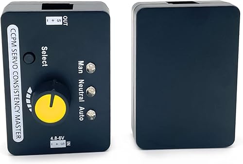 Miniatura 6 de 2Pack RC Servo Tester Centrado Herramienta ESC Motor Checker Construido en BEC 3CH Alta Precisión para Aviones Modelos de Control Remoto