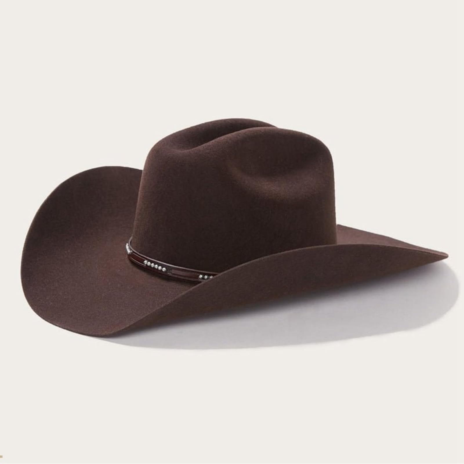 Sombrero Vaquero de Ala Corta, Estilo Occidental Informal para Hombre y Mujer, Unisex