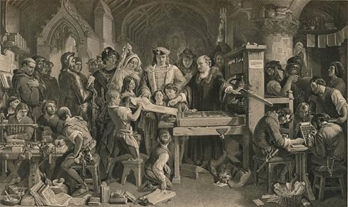 Famoso cuadro en lienzo de alta calidad con escena histórica de Westminster 60x90