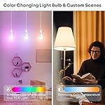 VOCOlinc Smart Light Bulb Works with Apple Homekit, Alexa, Google Home, Dimmable WiFi Smart Bulbs, 850 Lumens, E26 LED Smart Bulb 60 Watt Equivalent, A21, 2200K-7000K RGBW, 9.5W, 1 Pack - Image 3