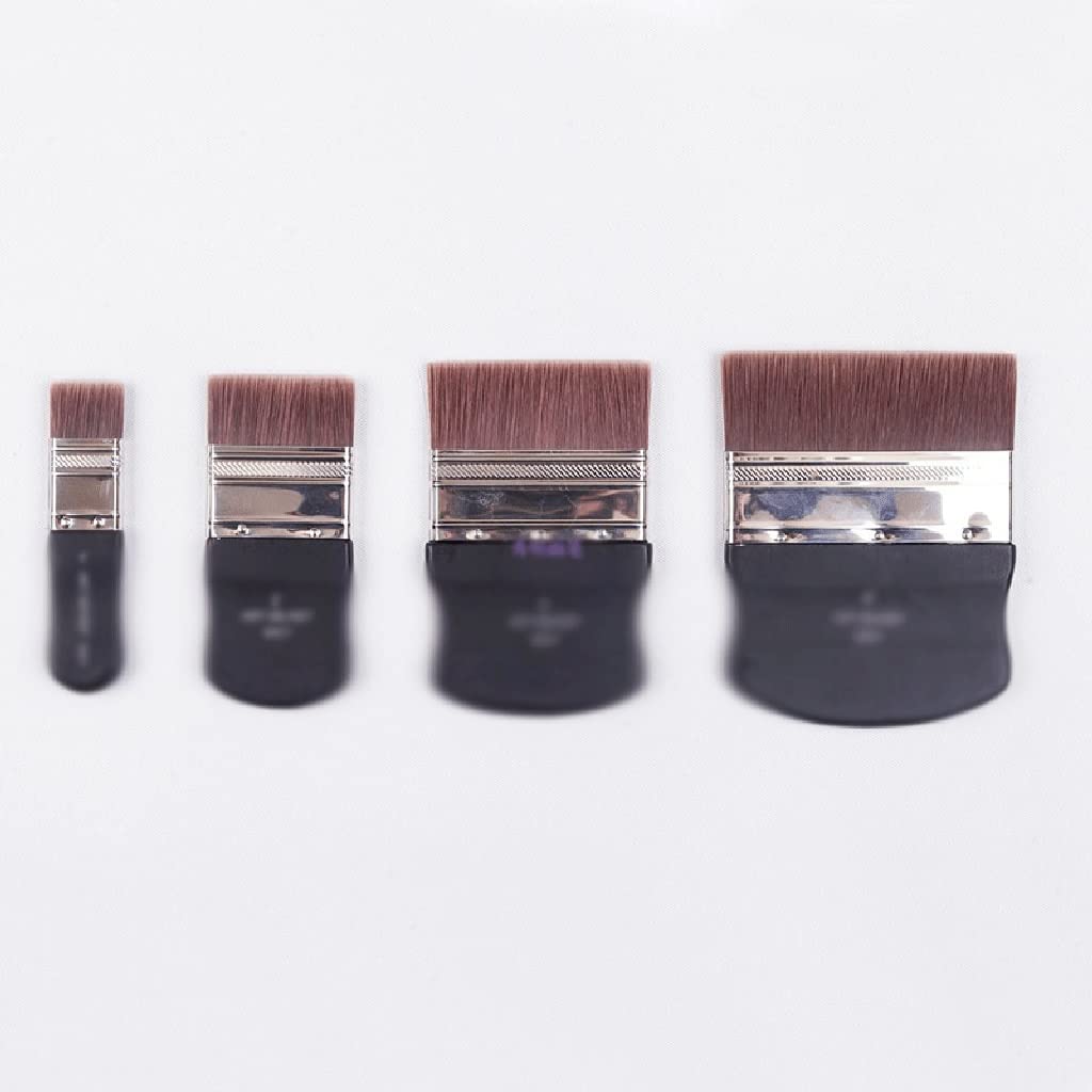 Pinceaux spéciaux de peinture aquarelle et brosse à récurer carrés pour outils d'art