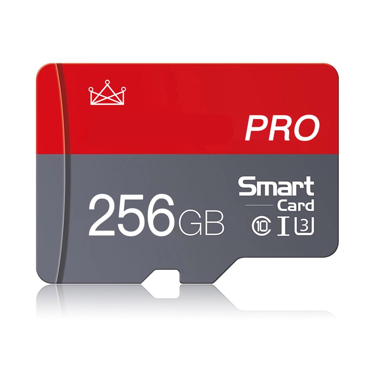 Lot de 2 cartes mémoire Micro SD 256 Go Classe 10 Haute Vitesse avec adaptateur Mini SD