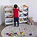 Humble Crew Supersized Toy Storage Organizer with 16 Removable Bins, Grey/White – Large Toy Storage for Toddlers Ideal for Kids' Rooms, Playrooms, and Nurseries - Modern Toy Bins for Kids
