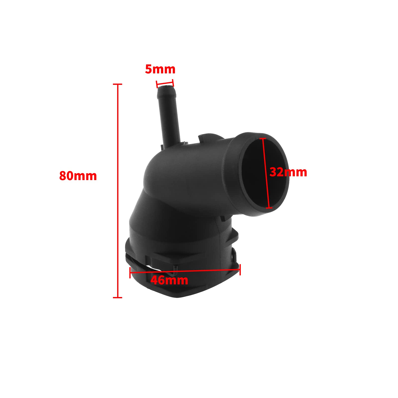 Connecteur De Bride Radiateur VW/Audi - 3C0122291/3C0122291D - Compatible Golf, Passat, Beetle