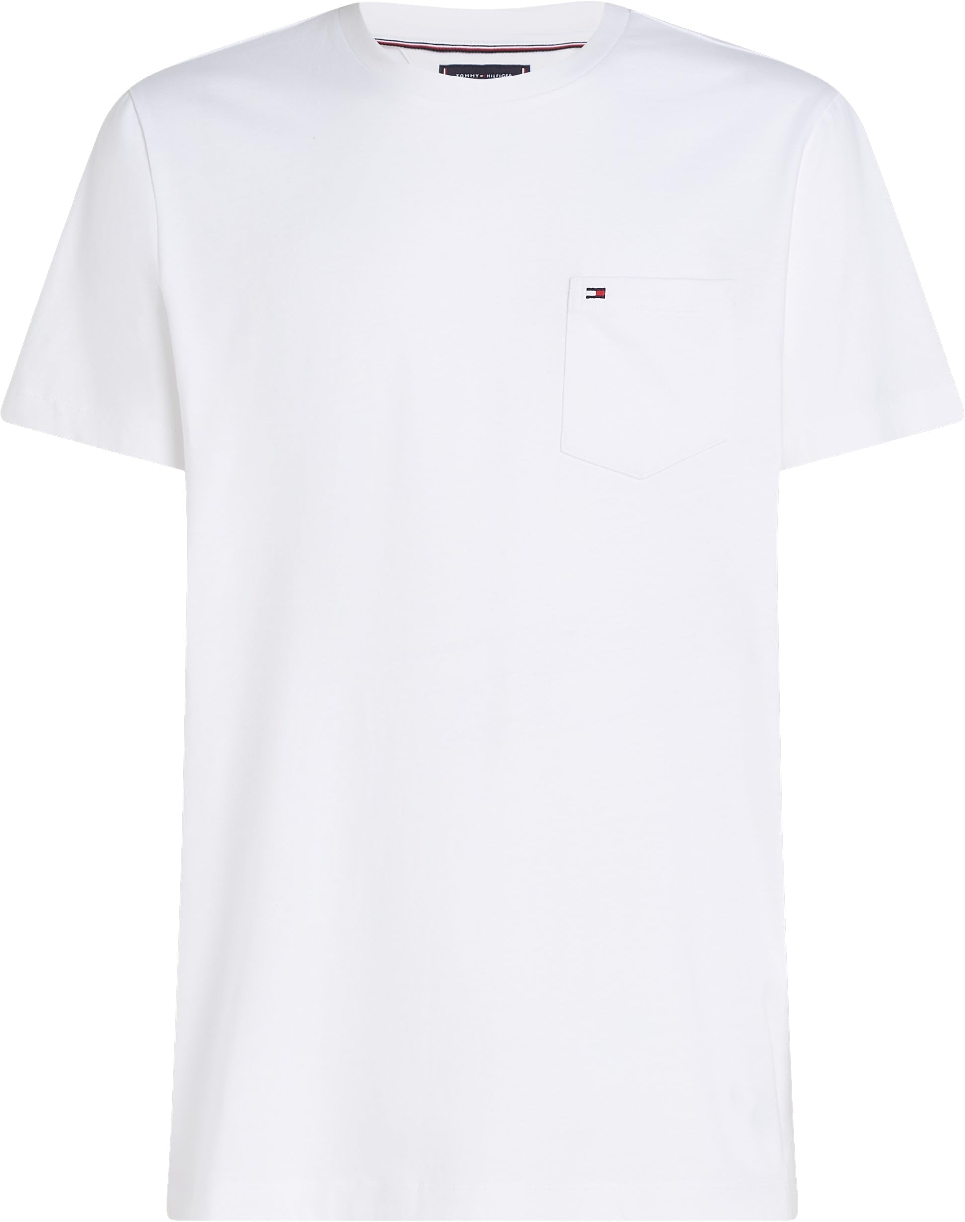 Tommy Hilfiger Uomo T-Shirt Maniche Corte Essential con Taschino sul Petto