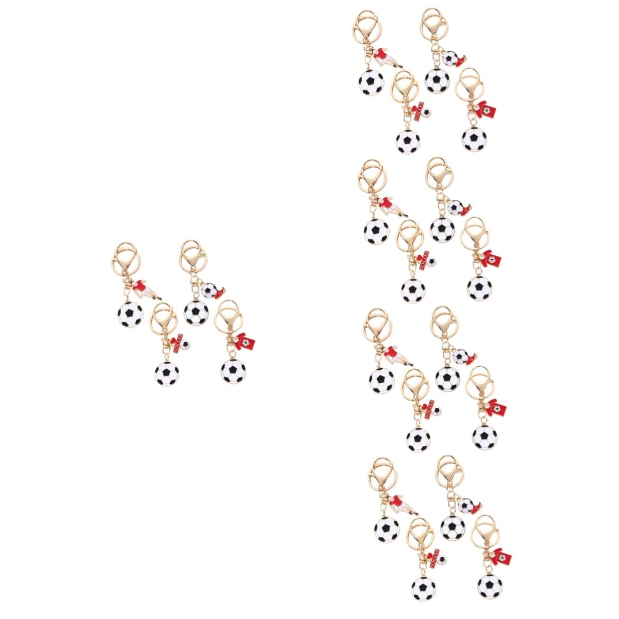 Sosoport Llavero De Futbol Balón De Fútbol Football Colgante De Fútbol Balón Fútbol Futebol Decoración Del Llavero Encanto Llavero Llaveros De Futbol Aleación De Zinc