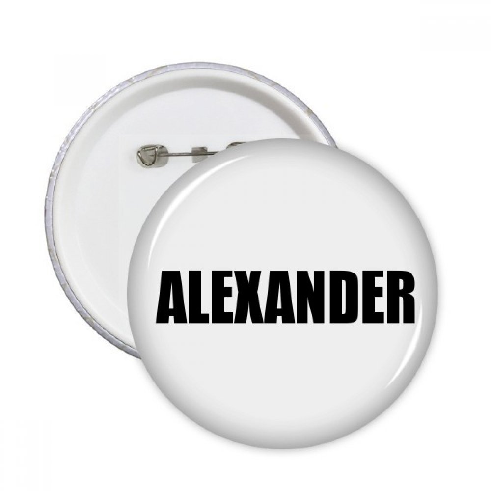 DIYthinkerAlexander Egypt City Name Round Pins Badge Button Clothing Decoration 5pcs Gift M