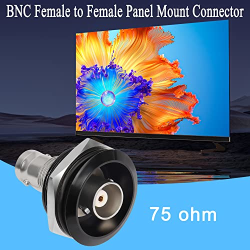 Adaptador Circular BNC Hembra a Hembra para Panel miniatura 6