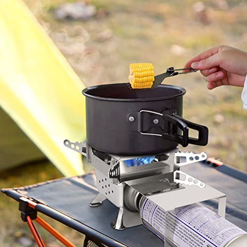 BEVA シングルバーナー CB缶 風防 キャンプバーナー 圧