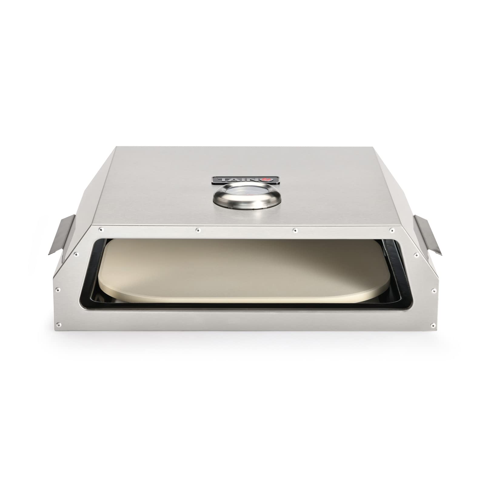 TAINO Horno para pizza, piedra para pizza, horno para barbacoa, horno para pizza, acero inoxidable