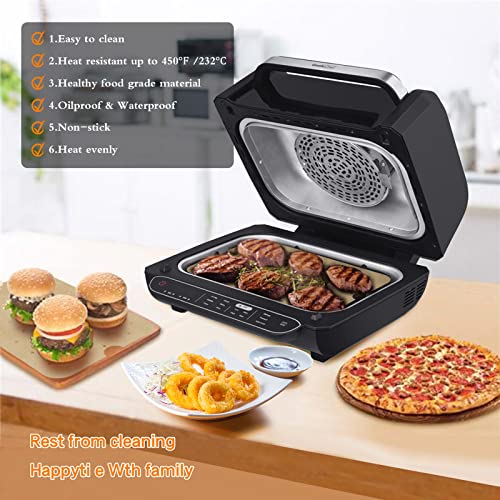 Image of WMKGG Disposable Air Fryer Parchment Paper, 100 PCS Air Fryer Liners