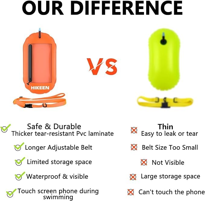 Boa Gonfiabile Da Nuoto SALVIMAR - Con Sacca Stagna E Alta Visibilità - Foto 7