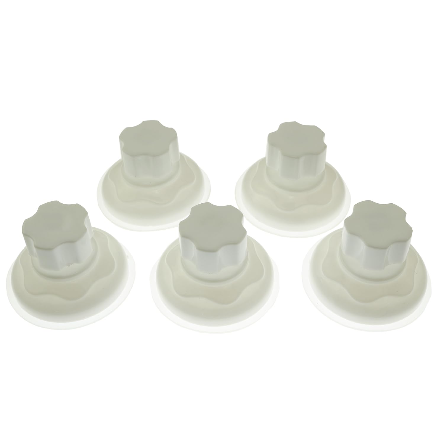 YTgilo 5PCS Rotating Suction Cup with Screw Nut and Bolt 6.5cm Manual Adjustable Rotating Suction Cup Bathroom and Kitchen Shelf Accessories Adheres to Windows Mirrors Glass and Metal Surfaces