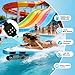 Motorized Surfboard & Underwater Propeller Combo - 500W Electric Surfboard for Adult, Inflatable Body Boards with 10000mAh/16000mAh Battery, Control Handle, Portable(500W16A)