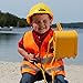 Reeves International The Big Dig Toy Safety Vest Orange, 17