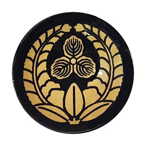 家紋ピンバッジ 20mm 上り藤に三つ柏 ピンズ家紋