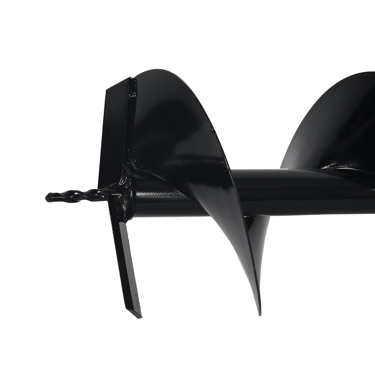 XtremepowerUS 8" Replacement Auger Bit for Post Holes Digger Hole Maker Planting Drill 3/4" Shaft Size Plant Fence Hole Digger Gardening DIY Projects