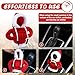 Christmas Hoodie Gear Shift Cover for Car,Cute Car Gear Shift Knob Cover as Christmas Cars Decoration to Protect Auto Shifter,Stylish Cars Gears Shifts Hoodie Vehicle Accessories (Christmas Red)
