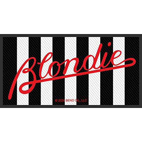 Blondie Parallel Lines Woven Sew On Patch 5cm x 10cm