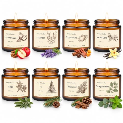 Candles for Home Scented,Long Lasting Soy Candles...