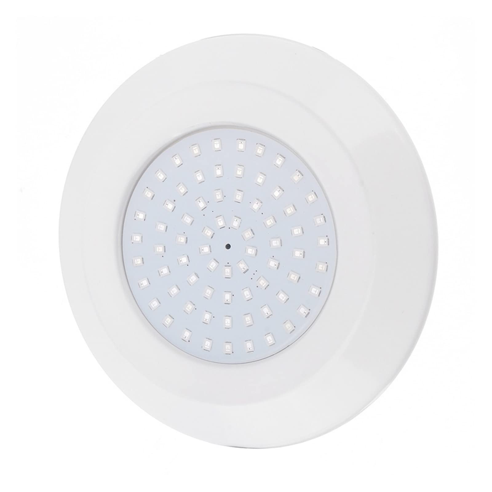 72LED 9W luce subacquea for piscina for termale DC12V IP68 impermeabile RGB Basso Consumo Energetico(White Only light)