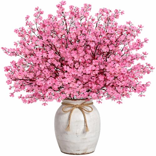 Image of Artificial Baby's Breath Flowers for Decoration (6, Pink)