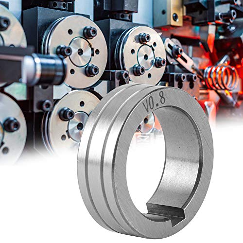 Welding Wire Feeding Wheel, Welding Machine Wire Feeding Roll 30mm/1.18in Steel Wire Feeder Roller 0.8/1.0/1.2 Wire, Arc Welding Electrode Holders (0.8mm)