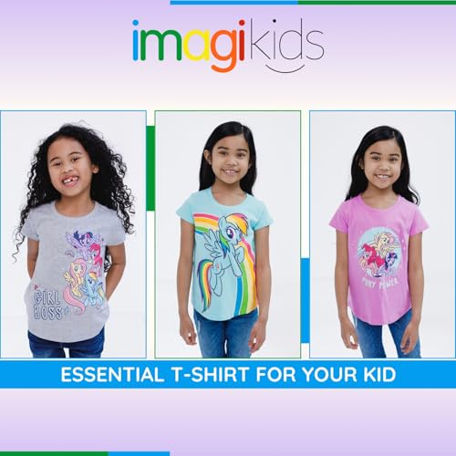 My Little Pony Girls T-Shirt Toddler to Big Kid Sizes (3T - 10-12)3