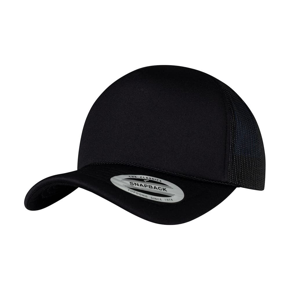 Flexfit Unisex Noir Cap Foam Curved Visor