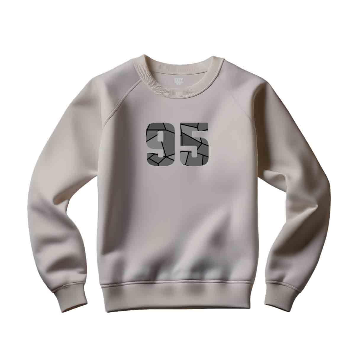 Sweatshirt 95 Number ample pour éliminer l'inconfort des pulls serrés - 5