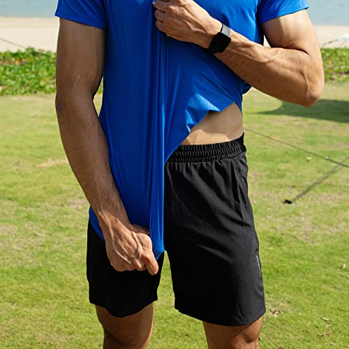 Men's Running Shorts 6" Quick Dry Gym Athletic Workout Shorts for Men with Pockets3