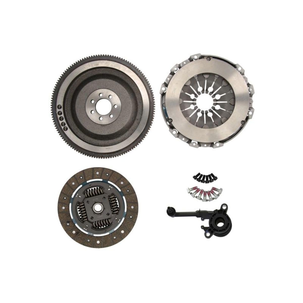 NEXUS Kit de embrague con volante motor con juego de tornillos Compatible con RENAULT Megane 2 Ranchera familiar KM0/1 F11100NX