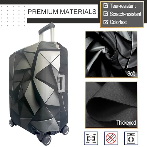 Luggage Covers For Suitcase Tsa Approved,Suitcase Cover Protector Fit 18-20 Inch,Washable Elastic Stretchy Anti-scratch Luggage Sleeve