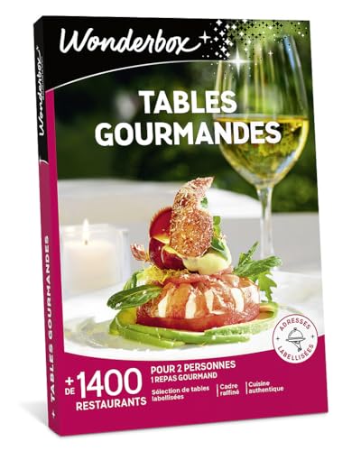 Wonderbox - Tables Gourmandes - Coffret Cadeau - Idée...